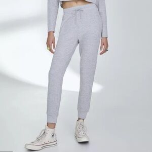 Aritzia - Sunday Best Grey Baby Waffle Women's Jogger Pants, Size XS